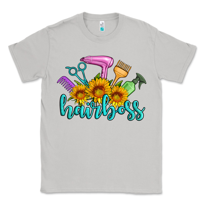 Hairboss Western Sunflowers Hairdresser Classic Tee by Artiststas | Teevron