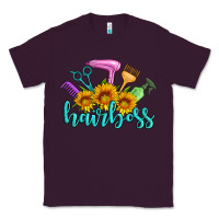 Plum hairboss western sunflowers hairdresser Classic Tee - Artiststas