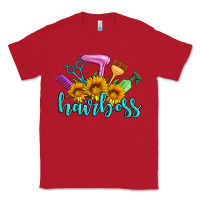 Red hairboss western sunflowers hairdresser Classic Tee - Artiststas