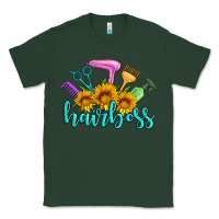 Sports Green hairboss western sunflowers hairdresser Classic Tee - Artiststas