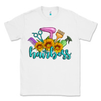 White hairboss western sunflowers hairdresser Classic Tee - Artiststas