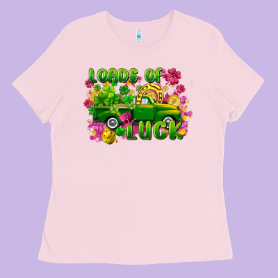 Loads Of Luck Ladies Tee Designed By Fadigitalartstudio