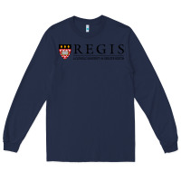 Navy regis college Long Sleeve Tee - linhVisuals
