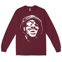 Burgundy stevie wonder Long Sleeve Tee - linhVisuals