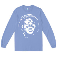 Colony Blue stevie wonder Long Sleeve Tee - linhVisuals