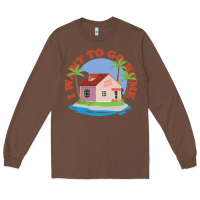 Chestnut i want to go home Long Sleeve Tee - linhVisuals