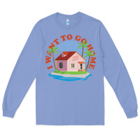 Colony Blue i want to go home Long Sleeve Tee - linhVisuals