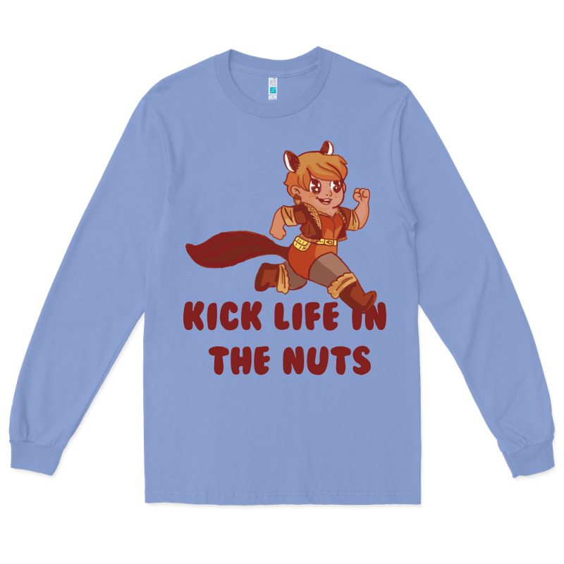 Kick Life In The Nuts   Squirrel Girl Long Sleeve Tee by linhVisuals | Teevron