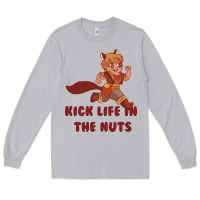 Moon Dust kick life in the nuts   squirrel girl Long Sleeve Tee - linhVisuals