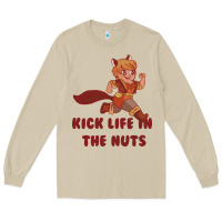 Mushroom kick life in the nuts   squirrel girl Long Sleeve Tee - linhVisuals