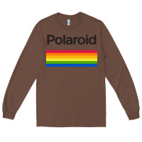 Chestnut polaroid color spectrum horizontal Long Sleeve Tee - linhVisuals