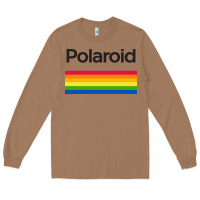 Toasted Coconut polaroid color spectrum horizontal Long Sleeve Tee - linhVisuals