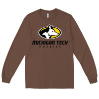 Chestnut michigan tech huskies Long Sleeve Tee - linhVisuals