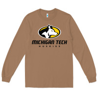 Toasted Coconut michigan tech huskies Long Sleeve Tee - linhVisuals