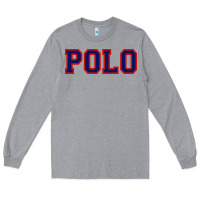 Heather Grey polo Long Sleeve Tee - linhVisuals
