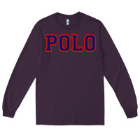Plum polo Long Sleeve Tee - linhVisuals