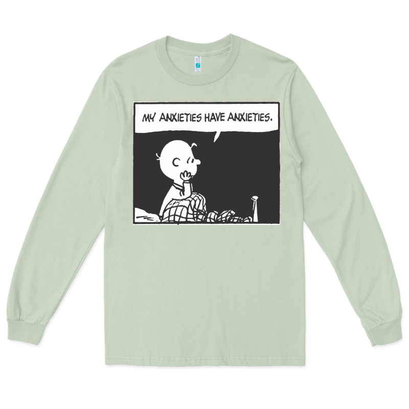 My Anxieties Have Anxieties   Peanuts Long Sleeve Tee by linhVisuals | Teevron