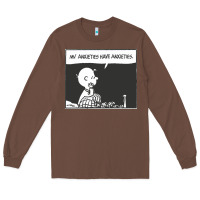 Chestnut my anxieties have anxieties   peanuts Long Sleeve Tee - linhVisuals