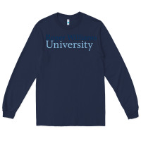 Navy roger williams university Long Sleeve Tee - linhVisuals
