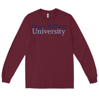 Burgundy roger williams university Long Sleeve Tee - linhVisuals