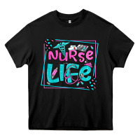 Black nurse life olivia  (1) Heavy Core Tee - OliviaCreatesArt