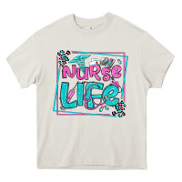 Cream nurse life olivia  (1) Heavy Core Tee - OliviaCreatesArt