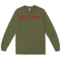 Army Green rutgers university–camden Long Sleeve Tee - linhVisuals