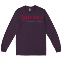 Plum rutgers university–camden Long Sleeve Tee - linhVisuals
