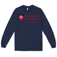 Navy saint john's university Long Sleeve Tee - linhVisuals