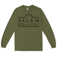 Army Green salem college Long Sleeve Tee - linhVisuals