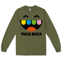 Army Green toca Long Sleeve Tee - linhVisuals