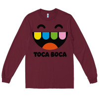 Burgundy toca Long Sleeve Tee - linhVisuals