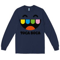 Navy toca Long Sleeve Tee - linhVisuals