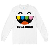 White toca Long Sleeve Tee - linhVisuals