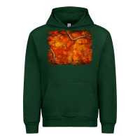 Foreset Green orange hunter camouflage pattern brushstroke Urban Hoodie - Jasminsmagicworld