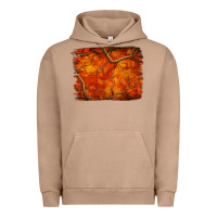 Pigment Burro orange hunter camouflage pattern brushstroke Urban Hoodie - Jasminsmagicworld