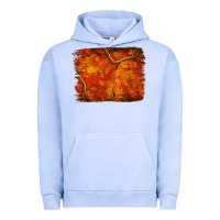 Pigment Grape Ice orange hunter camouflage pattern brushstroke Urban Hoodie - Jasminsmagicworld