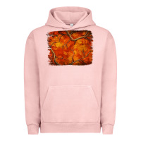 Pigment Salmon orange hunter camouflage pattern brushstroke Urban Hoodie - Jasminsmagicworld