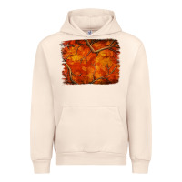 Sandshell orange hunter camouflage pattern brushstroke Urban Hoodie - Jasminsmagicworld