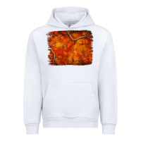 White orange hunter camouflage pattern brushstroke Urban Hoodie - Jasminsmagicworld