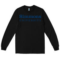 Black simmons university Long Sleeve Tee - linhVisuals