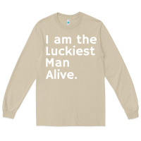 Mushroom luckiest man alive Long Sleeve Tee - linhVisuals