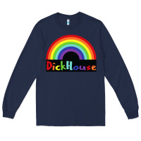 Navy dick house Long Sleeve Tee - linhVisuals