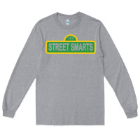 Heather Grey street smarts   john mulaney Long Sleeve Tee - linhVisuals