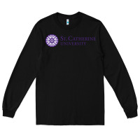 Black st. catherine university Long Sleeve Tee - linhVisuals