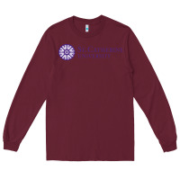 Burgundy st. catherine university Long Sleeve Tee - linhVisuals