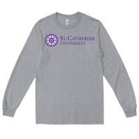Heather Grey st. catherine university Long Sleeve Tee - linhVisuals