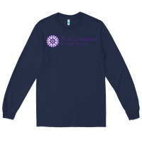 Navy st. catherine university Long Sleeve Tee - linhVisuals