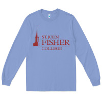 Colony Blue st. john fisher collage Long Sleeve Tee - linhVisuals