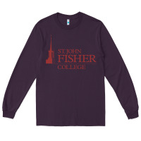 Plum st. john fisher collage Long Sleeve Tee - linhVisuals